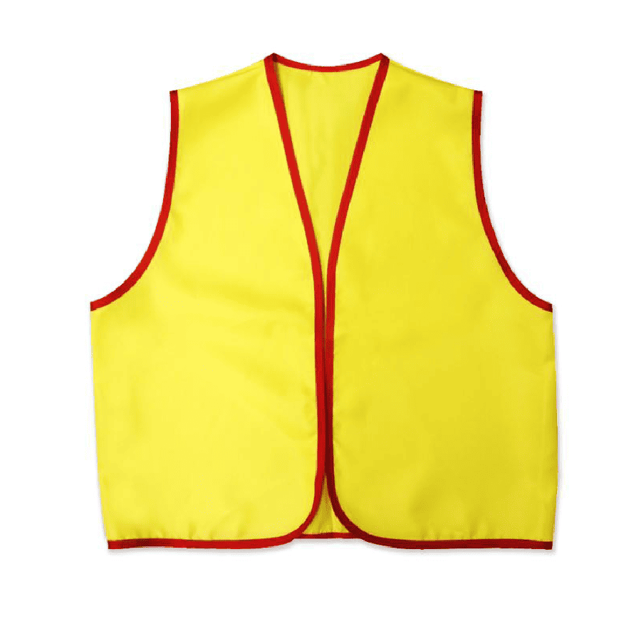 黃色客製化團體背心圖片來源：inif印衣服
